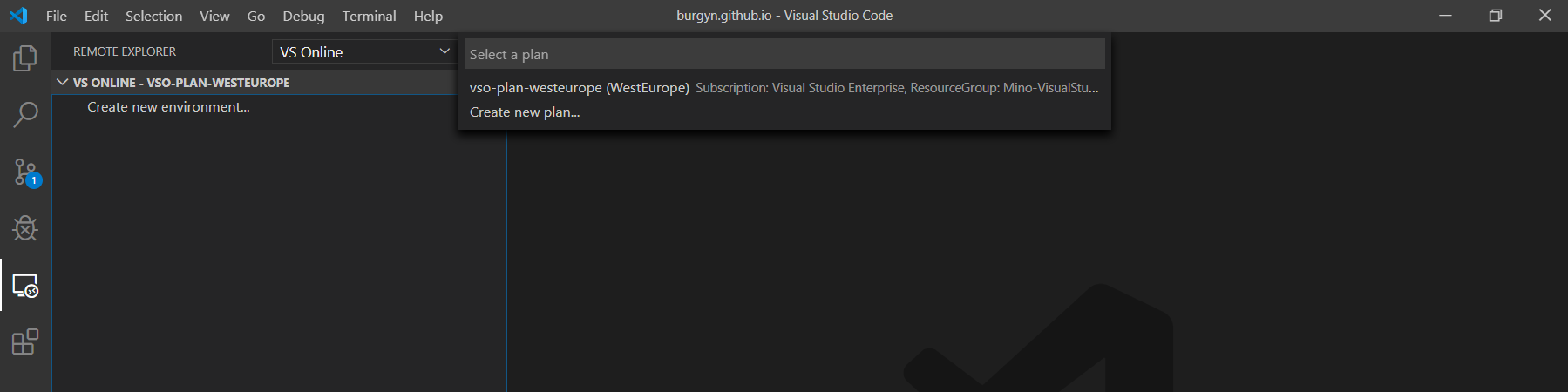 How I started using the Visual Studio Online (Cloud IDE) | Burgyn's blog